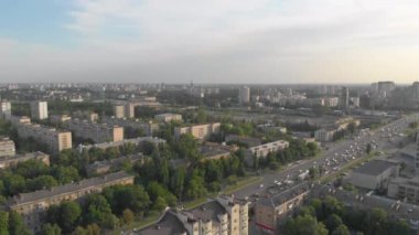 Drone Şehir Otomobili Trafik Sıkışıklığı