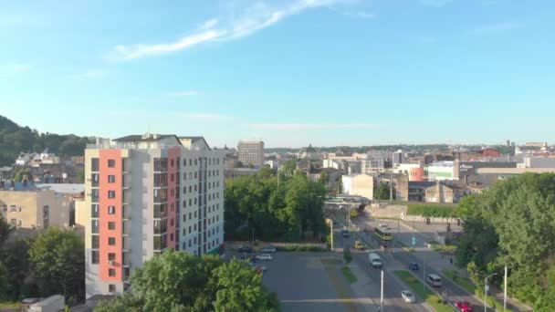 Cidade Aérea de Lviv — Vídeo de Stock