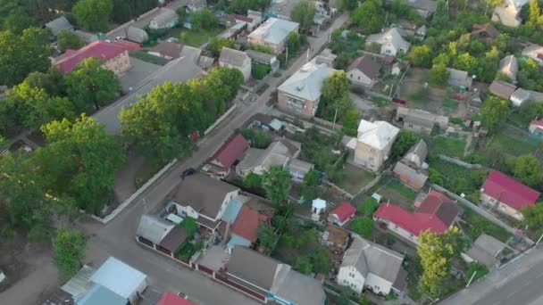 Suburb Drone Surveillance — Stock Video