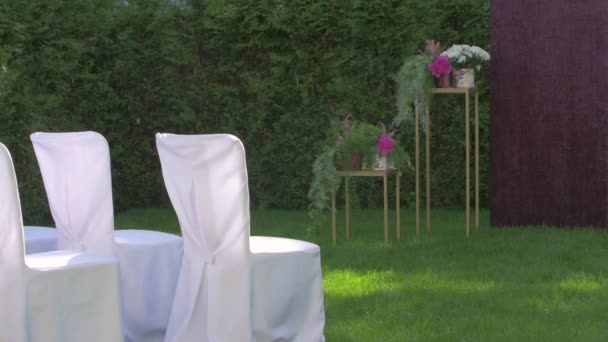 花結婚式の花序 — ストック動画