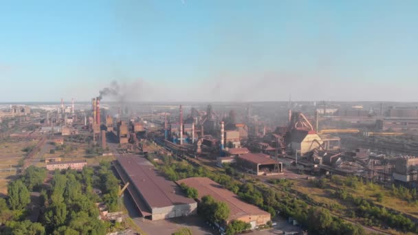 Usine d'acier haut fourneau — Video