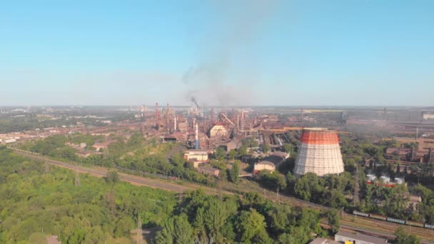 Forno de explosão industrial — Vídeo de Stock