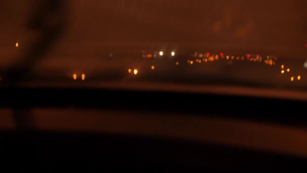 Glare Of The Night Road — Videoclip de stoc