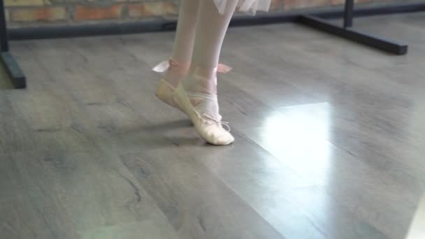 Die Füße der Ballerina — Stockvideo
