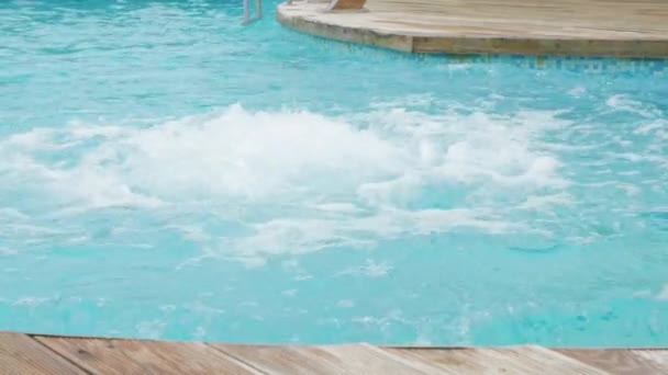 Água da piscina Spa — Vídeo de Stock