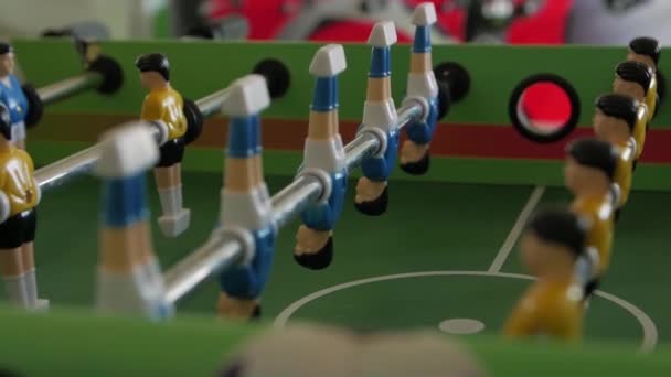 Tafels Spelletjes Voetbal — Stockvideo
