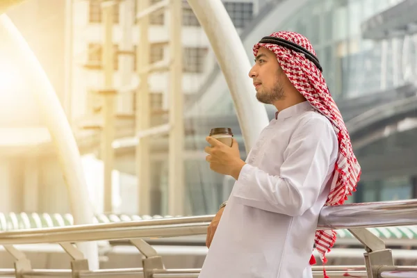 Success and Happiness concept, Portrait of Smiling Arab Middle E — Stock Photo, Image