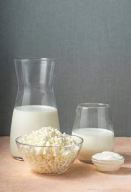 seçici odak, bardaktaki süt ürünü