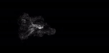 Enerji parçacıklarının kaotik hareketinin animasyonu