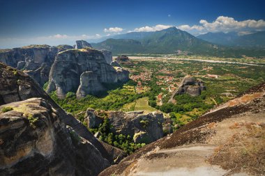 Büyük Meteoron, Meteora, Yunanistan Manastırı görünümünden