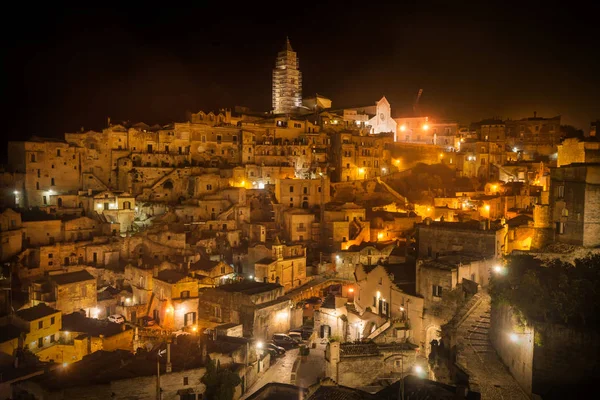 Matera Die Höhlenstadt Basilikata Italien — Stockfoto