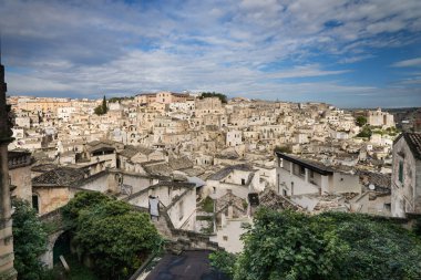 Matera, Basilicata, İtalya'daki mağara kenti