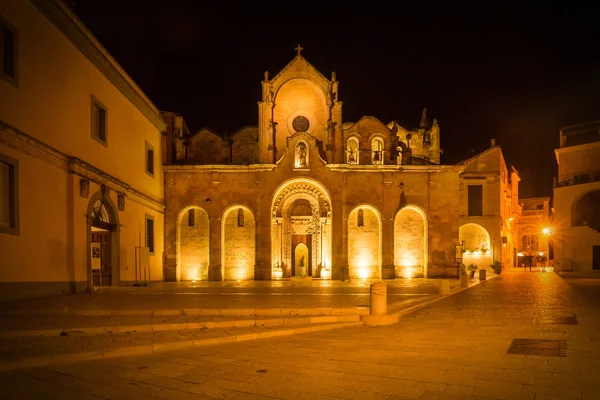 Church Saint John Baptist Matera Italy — Stock Photo, Image