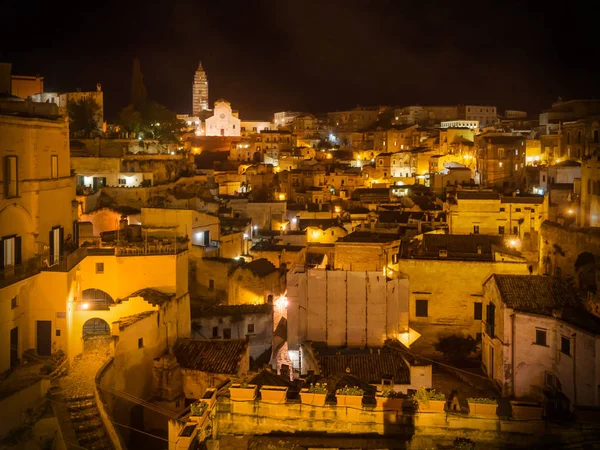 Matera Die Höhlenstadt Basilikata Italien — Stockfoto