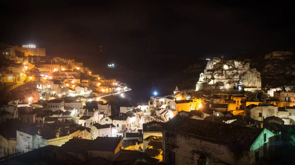 Matera Die Höhlenstadt Basilikata Italien — Stockfoto