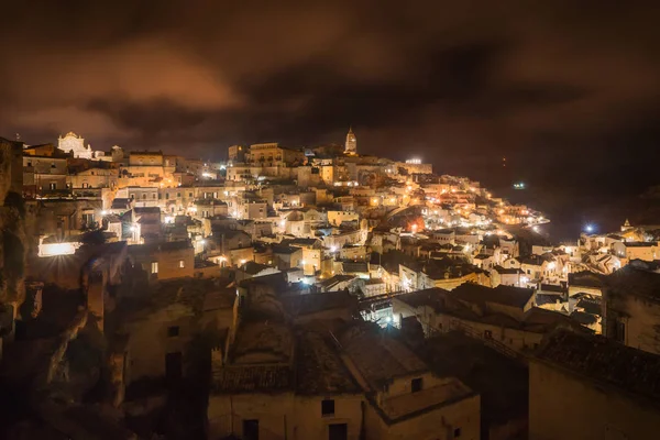 Matera Die Höhlenstadt Basilikata Italien — Stockfoto