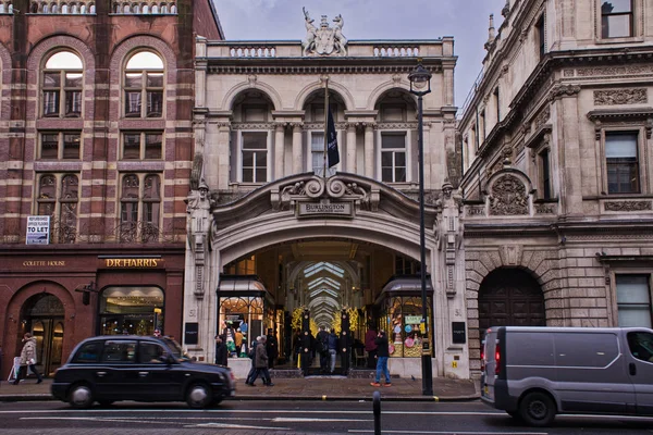 Londres Reino Unido Novembro 2017 Burlington Arcade Cobriu Salão Compras — Fotografia de Stock