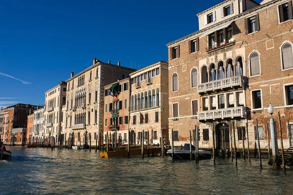 Venecia Italia Enero 2019 Soleado Día Invierno Venecia Filmado Desde — Foto de Stock