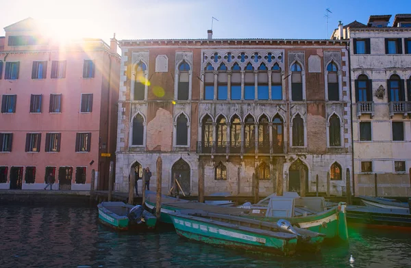 Venezia Italia Gennaio 2019 Soleggiata Giornata Invernale Venezia Ripresa Dal — Foto Stock