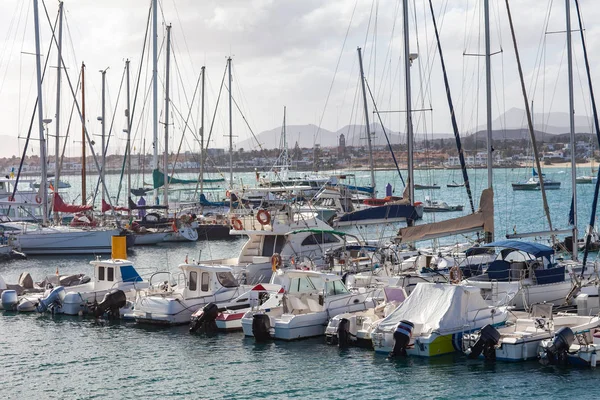 Zeilboten Jachten Haven Van Puerto Mogan Gran Canaria Spanje Zomer — Stockfoto