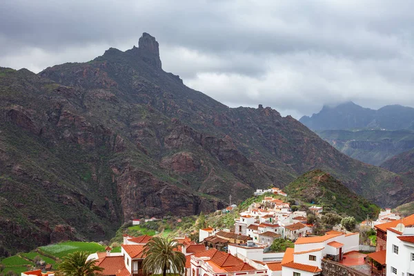 Scenic View Tejeda Village Mountains Landscape Gran Canaria Spain Nature — Stock Photo, Image