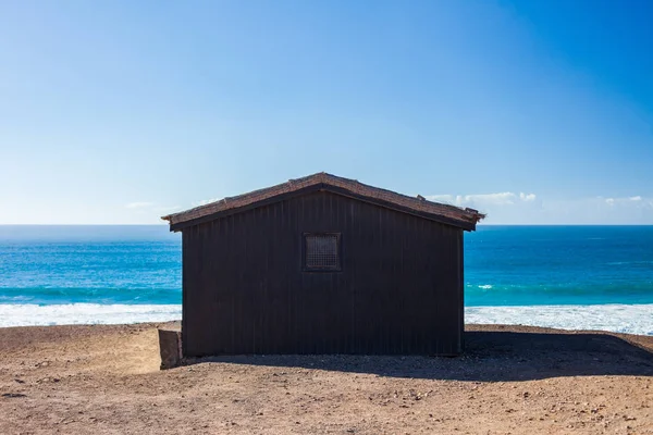 Casa Sulla Spiaggia Sulla Costa Dell Oceano Con Spiaggia Sullo — Foto Stock