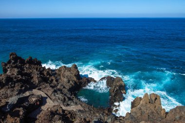 Doğal okyanus yüzme havuzları Tenerife, Kanarya Adaları, İspanya