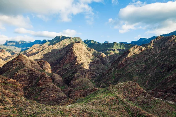 Fantastiska Bergskedjan Panorama Gran Canaria Island Mirador Del Molino Natur — Stockfoto