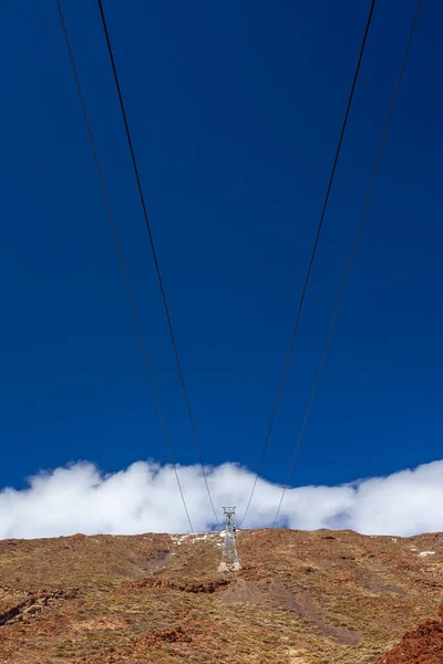 Seilbahn Zum Vulkan Teide Auf Teneriffa Kanarische Inseln Spanien — Stockfoto