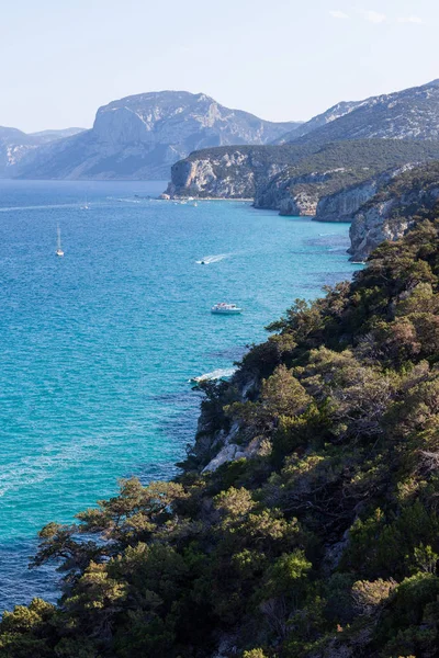 Gyönyörű Tengerpart Táj Sardinia Természet Háttér — Stock Fotó