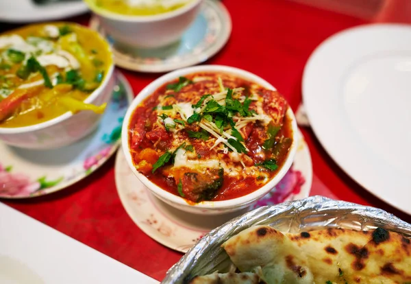 Assorted indian food. Tasty concept — Stock Photo, Image