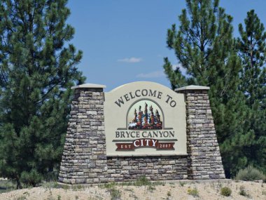 Bryce Canyon Şehir işareti 