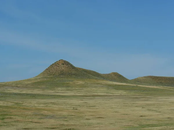 Zvlněné Kopce Zelené Svahy Mimo Gillette Wyoming — Stock fotografie