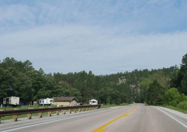 Custer State Park, Güney Dakota çevresinde sürüş