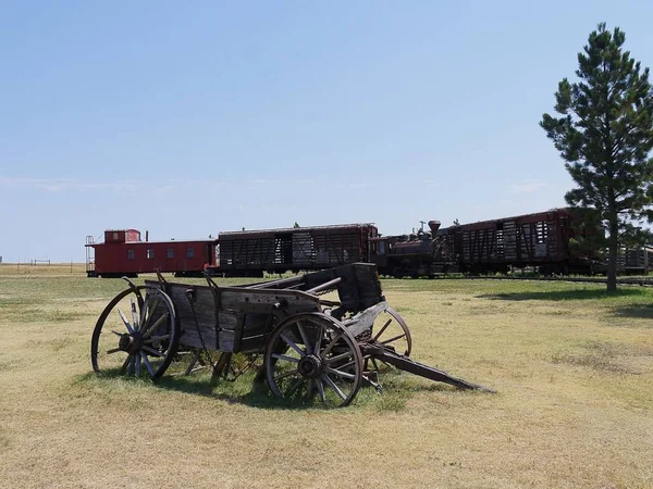 Relikte eines alten Wagens — Stockfoto