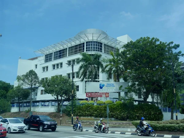 Ayer Keroh Malacca Febrero 2018 Edificio Del Hospital Pantai Ciudad — Foto de Stock