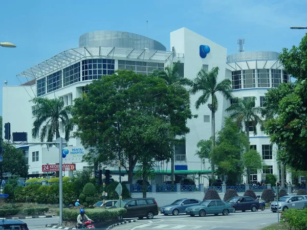 Ayer Keroh Malacca Februar 2018 Nahaufnahme Des Pantai Krankenhausgebäudes Der — Stockfoto