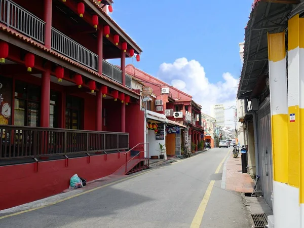 Malacca Malezya Şubat 2018 Jonker Street Gündüz Gece Sokak Malacca — Stok fotoğraf