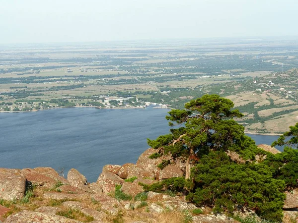 Lake Lawtonka Scott Zirvesinden Görülen Oklahoma Abd — Stok fotoğraf