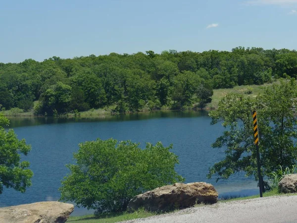 Verfrissende Wateren Van Een Meer Het Chickasaw National Recreation Area — Stockfoto