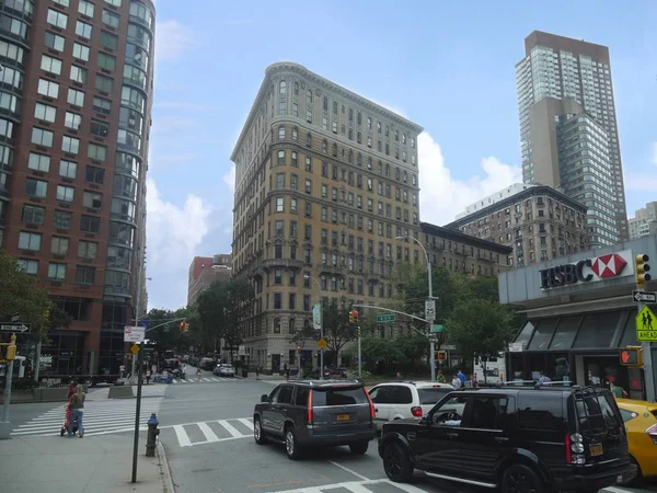 New York Usa September 2017 Medium Close View High Rise — Stock Photo, Image