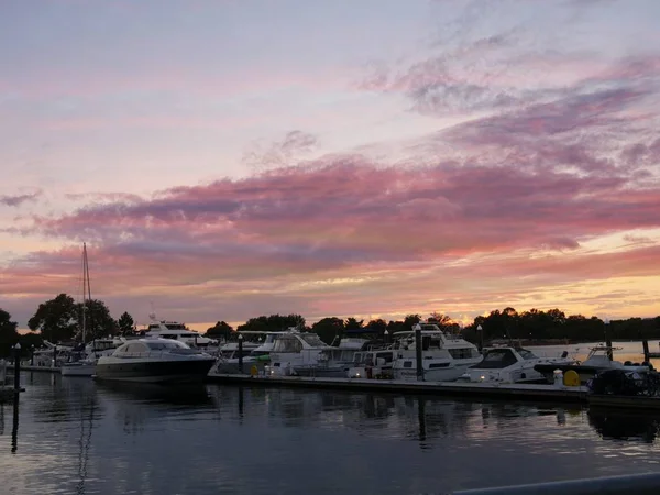 Washington Estados Unidos Septiembre 2017 Hermosos Cielos Atardecer Sobre Las —  Fotos de Stock