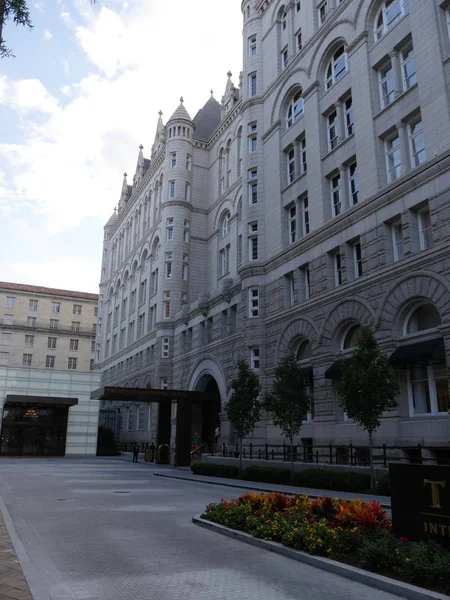 Washington Estados Unidos Septiembre 2017 Vista Lateral Entrada Lateral Del — Foto de Stock