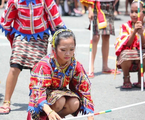 Davao City Filipijnen Augustus 2014 Streetdancing Competitie Performers Imponeren Drukte — Stockfoto