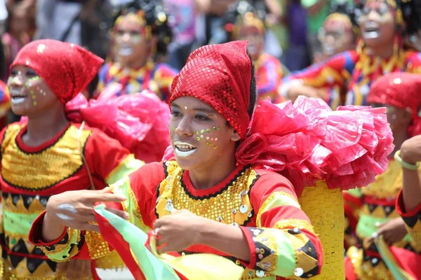 Davao City Filipinas Agosto 2014 Medium Close Dos Participantes Competição — Fotografia de Stock