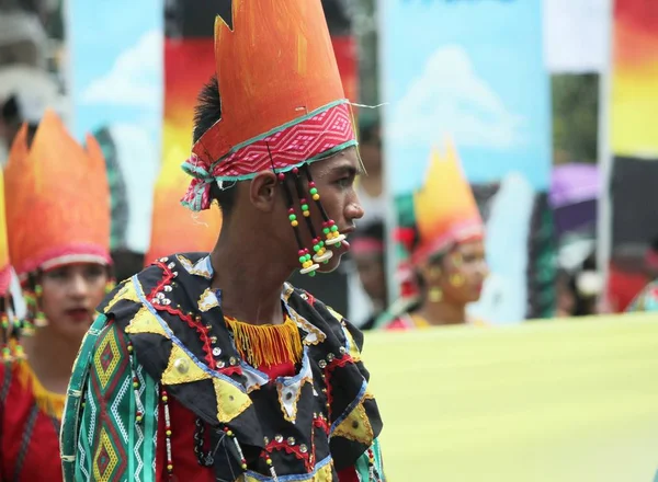 Davao City Filipijnen Augustus 2014 Zijaanzicht Van Een Mannelijke Straat — Stockfoto