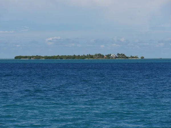 Vista Lejana Una Pequeña Isla Los Cayos Florida Florida —  Fotos de Stock