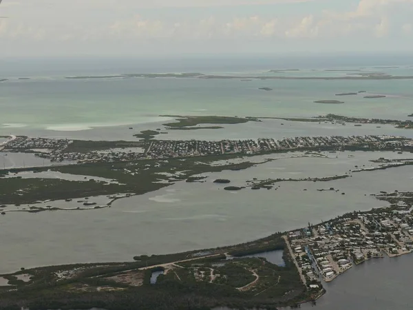 Vista Aérea Lluviosa Key West Florida — Foto de Stock