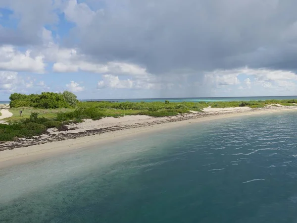 Aguas Cristalinas Hermosas Playas Parque Nacional Dry Tortugas Florida — Foto de Stock