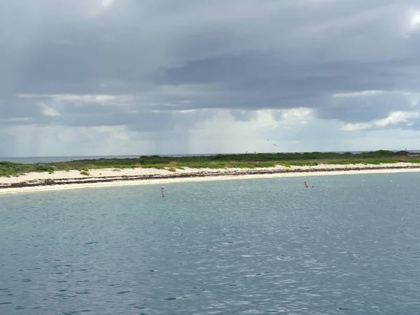 Playas Con Aguas Cristalinas Parque Nacional Dry Tortugas Florida — Foto de Stock